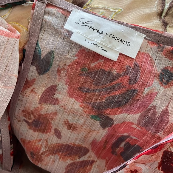🛍️Lovers + Friends floral dress Sz S🛍️ - Picture 4 of 4
